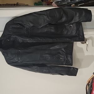 Mens faux leather jacket.